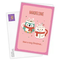 Cute Cozy Mugs Custom Christmas Card for only USD 4.99 | Hallmark