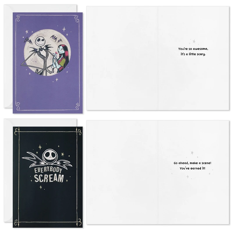 Disney Tim Burton's The Nightmare Before Christmas Make a Scene All-Occasion Cards, Pack of 16 for only USD 10.99 | Hallmark