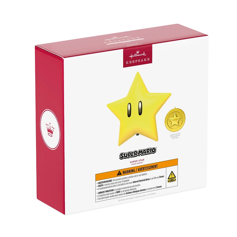 Nintendo Super Mario™ Super Star Tree Topper With Light and Sound for only USD 92.99 | Hallmark