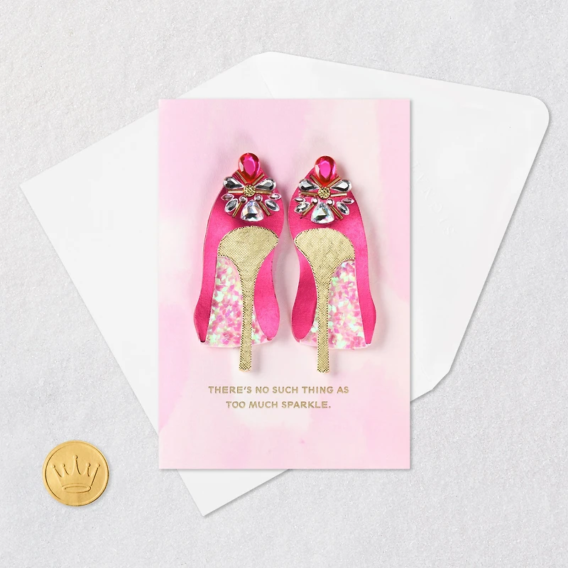 Never Too Much Sparkle Birthday Card for only USD 10.59 | Hallmark