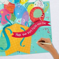 16" Fun Balloons Pop-Up Jumbo Birthday Card for only USD 12.99 | Hallmark