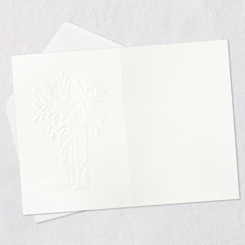 Hallmark x Opry® Holiday Bouquet in Boot Blank Card for only USD 4.99 | Hallmark