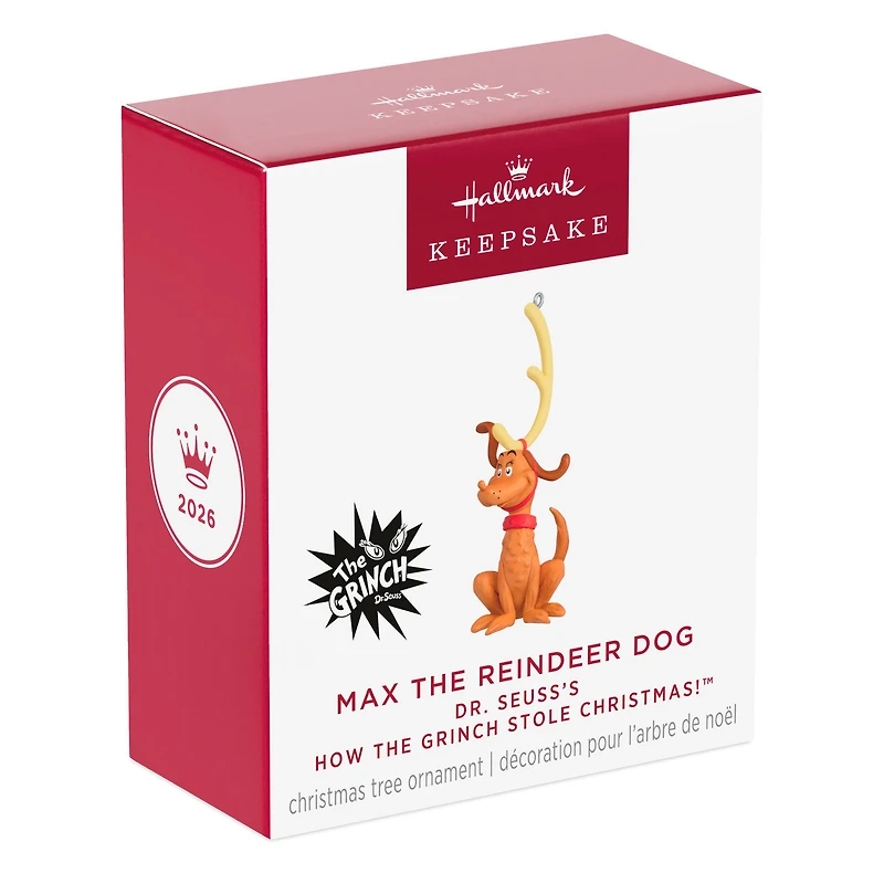 Dr. Seuss's How the Grinch Stole Christmas!™ Max the Reindeer Dog Ornament for only USD 20.99 | Hallmark