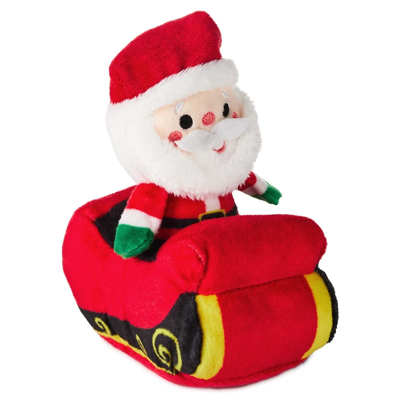 Santa in Sleigh Zip-Along Plush Toy for only USD 10.99 | Hallmark