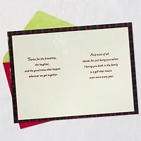 Friendship, Laughter and Good Times Christmas Card for Sister and Brother-in-Law for only USD 4.59 | Hallmark