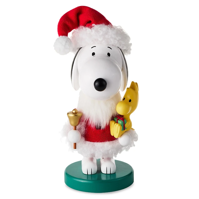 Peanuts® Bell-Ringing Santa Snoopy Nutcracker Figurine, 10" H for only USD 68.99 | Hallmark