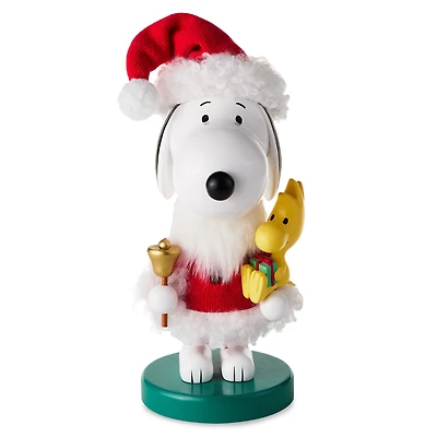 Peanuts® Bell-Ringing Santa Snoopy Nutcracker Figurine, 10" H for only USD 68.99 | Hallmark