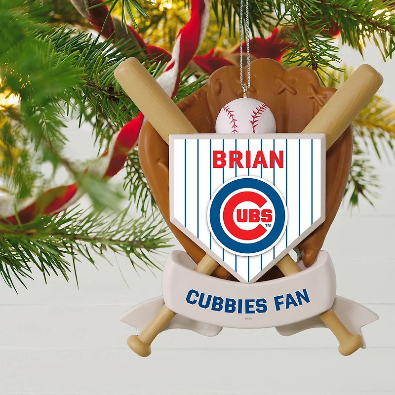 MLB Chicago Cubs™ Baseball Personalized Ornament