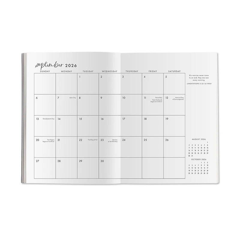 Flowers on Pale Blue 2027 Inspirational Planner, 16-Month for only USD 13.99 | Hallmark