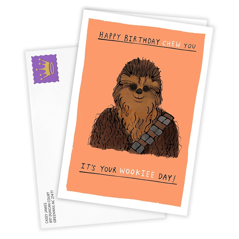 Star Wars™ Chewbacca™ Your Wookiee Day Custom Birthday Card for only USD 4.99 | Hallmark