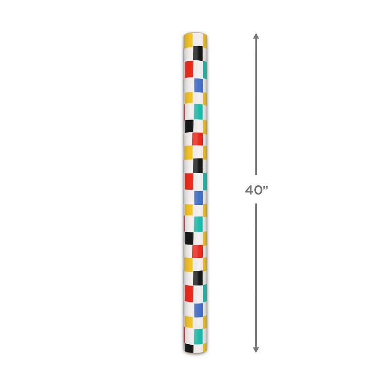 Checkered Cheer Tall Wrapping Paper Roll, 35 sq. ft. for only USD 5.99 | Hallmark