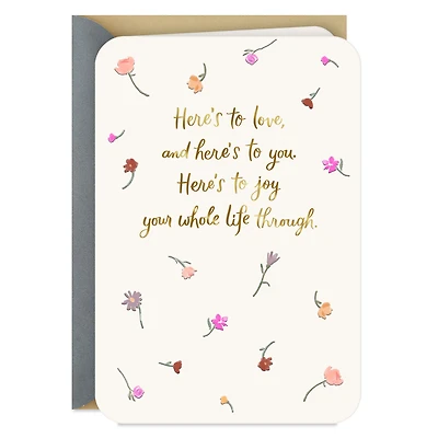Here's To Love Wedding Shower Card for only USD 3.99 | Hallmark