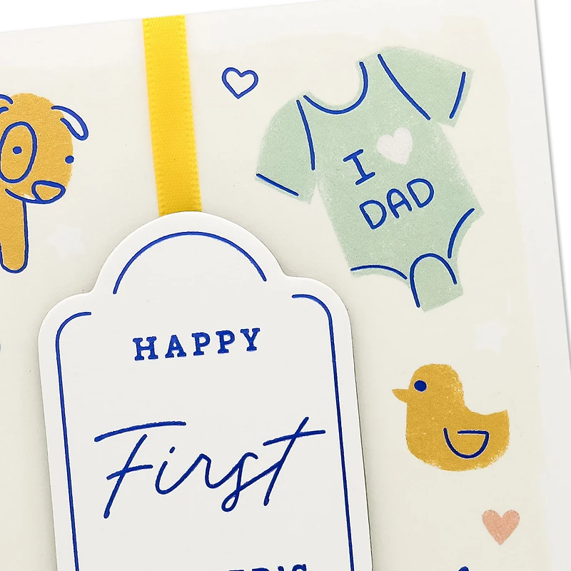 Baby Icons First Father's Day Card for only USD 6.99 | Hallmark