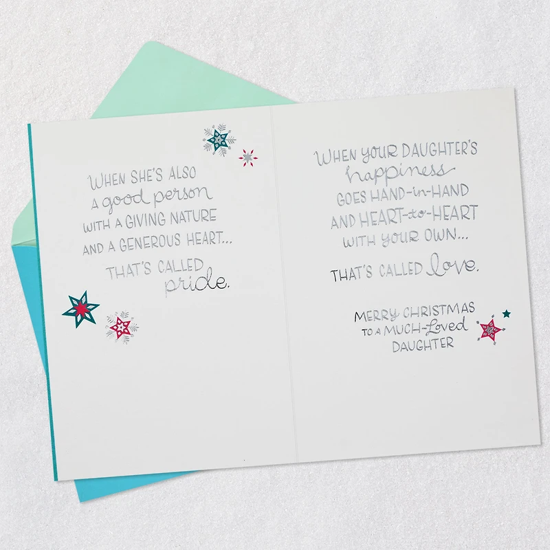 Joy, Pride and Love Christmas Card for Daughter for only USD 6.99 | Hallmark