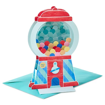 Sweet Surprises Gumball Machine Musical 3D Pop-Up Birthday Card for only USD 12.99 | Hallmark