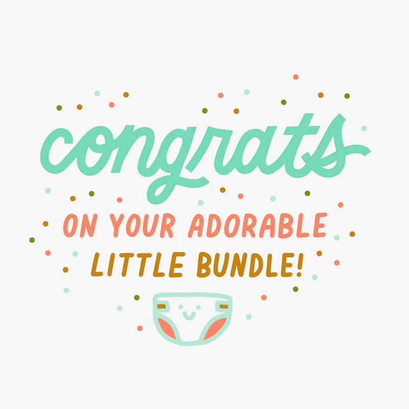 Eat, Poop and Sleep Funny New Baby Card for only USD 4.49 | Hallmark