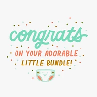 Eat, Poop and Sleep Funny New Baby Card for only USD 4.49 | Hallmark