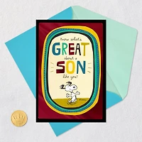 Peanuts® Dancing Snoopy Birthday Card for Son for only USD 5.99 | Hallmark