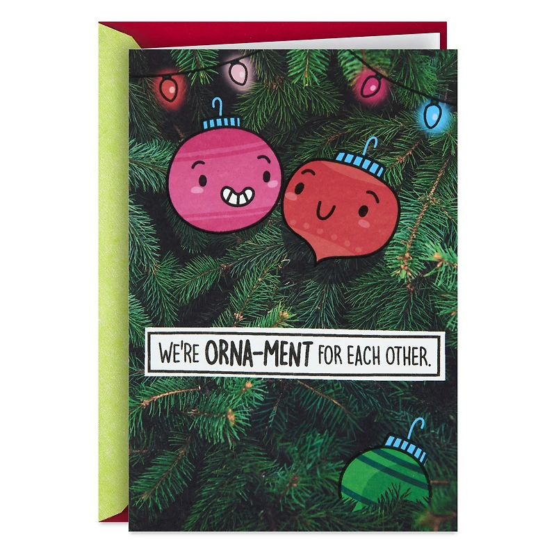 No One I'd Rather Hang With Funny Romantic Christmas Card for only USD 4.49 | Hallmark