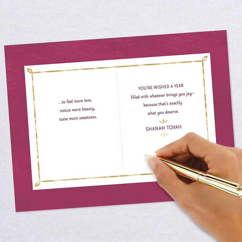 Wishes for a Sweet New Year Rosh Hashanah Card for Mom for only USD 2.99 | Hallmark