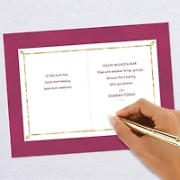 Wishes for a Sweet New Year Rosh Hashanah Card for Mom for only USD 2.99 | Hallmark
