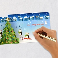 Penguin and Polar Bear Carolers Pop-Up Christmas Card for only USD 6.99 | Hallmark