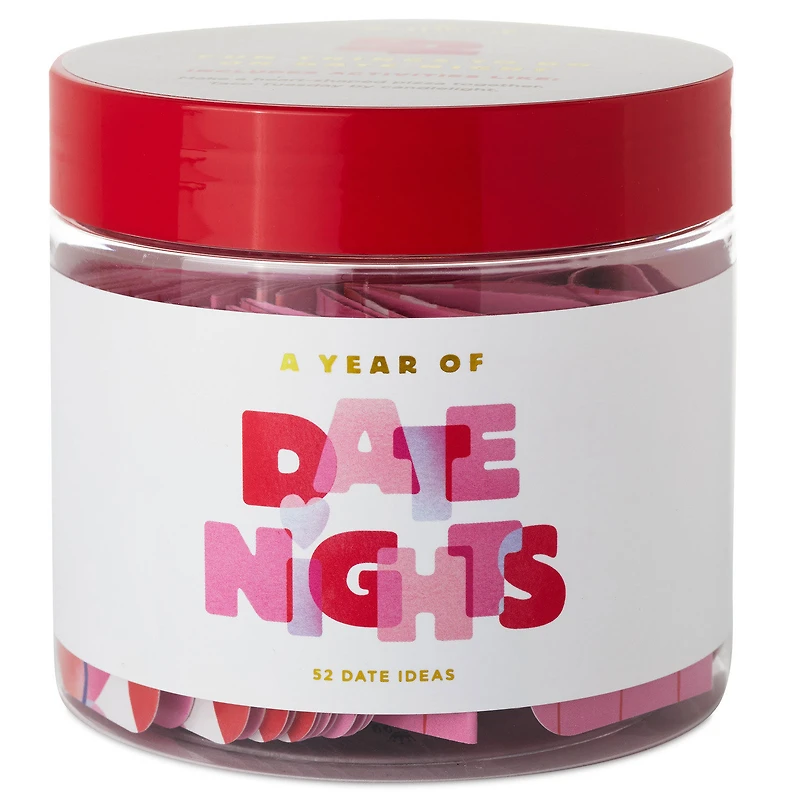 A Year of Date Nights Idea Jar for only USD 9.99 | Hallmark