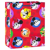 9.6" Disney Mickey and Friends Polka-Dots on Red Medium Gift Bag for only USD 3.99 | Hallmark