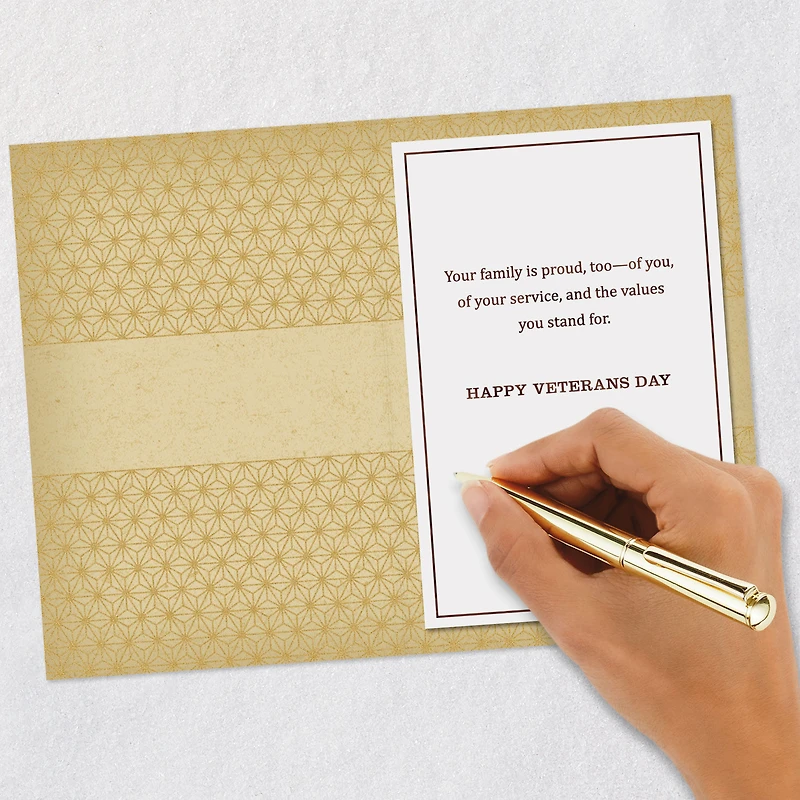We're So Proud of You Veterans Day Card From Relative for only USD 3.99 | Hallmark