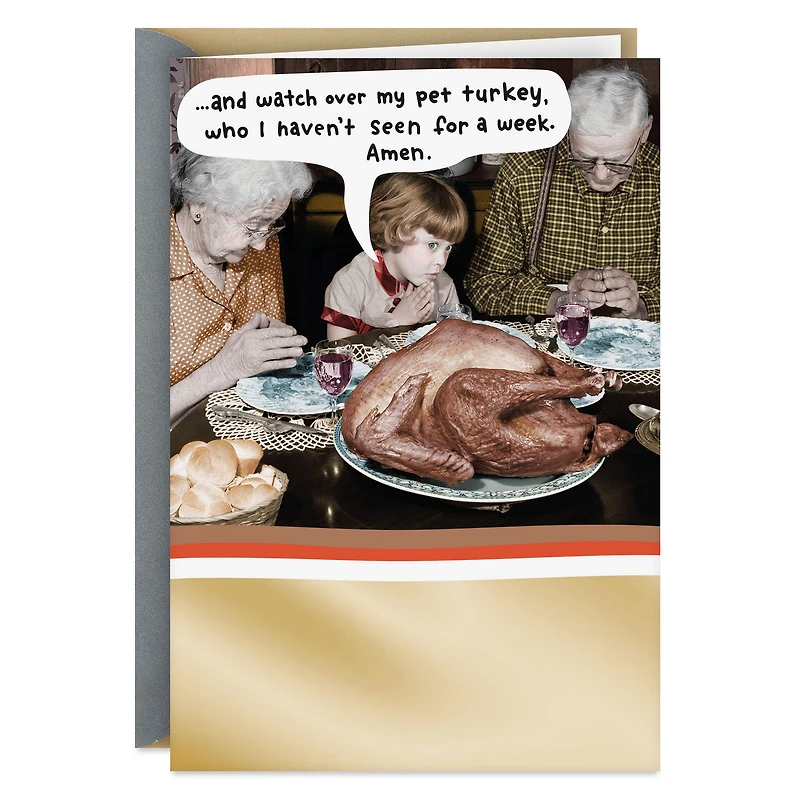 Pet Turkey Funny Thanksgiving Card for only USD 3.99 | Hallmark