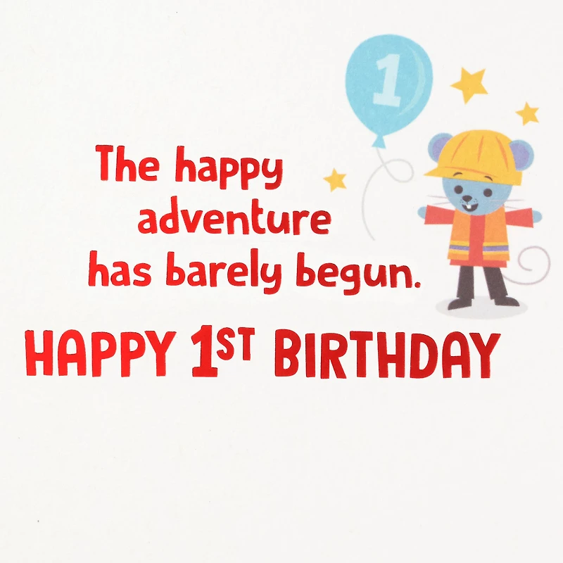 Construction Cake First Birthday Card for Boy for only USD 2.99 | Hallmark