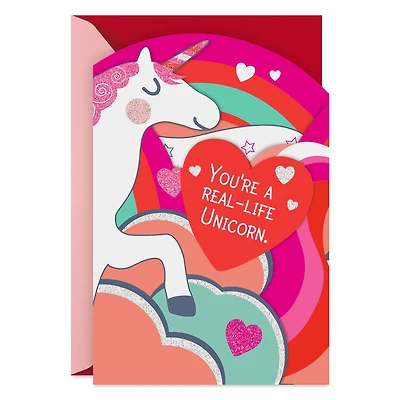 You're a Real-Life Unicorn Valentine's Day Card for Kids for only USD 2.99 | Hallmark