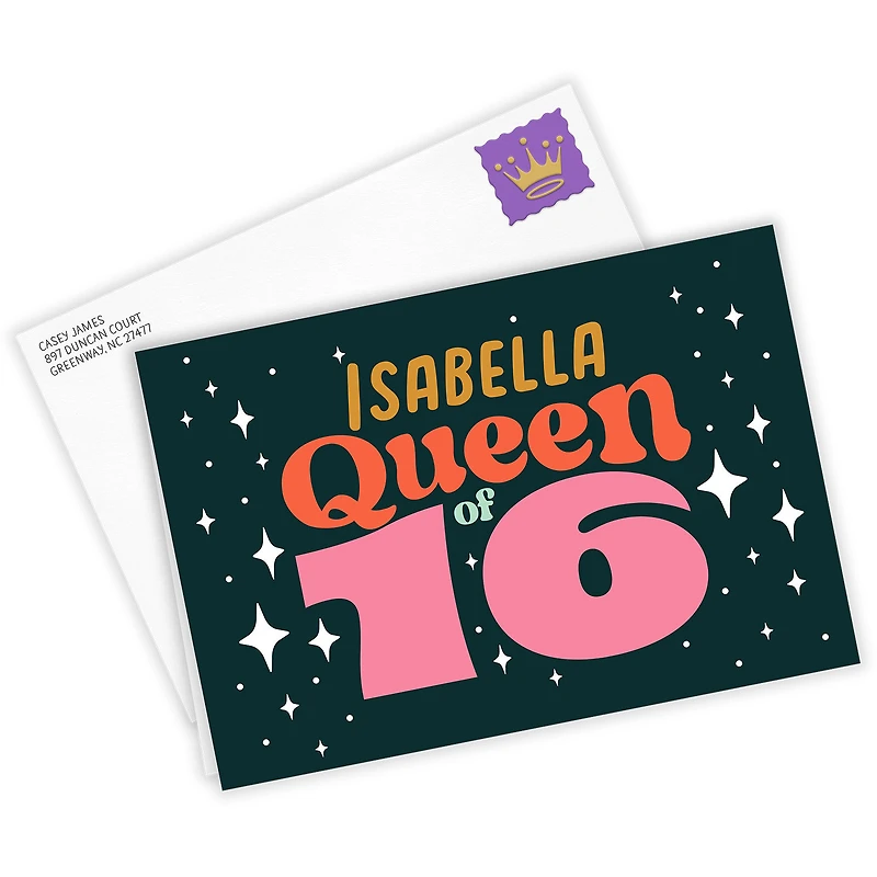 Queen of 16 Custom Birthday Card for only USD 4.99 | Hallmark