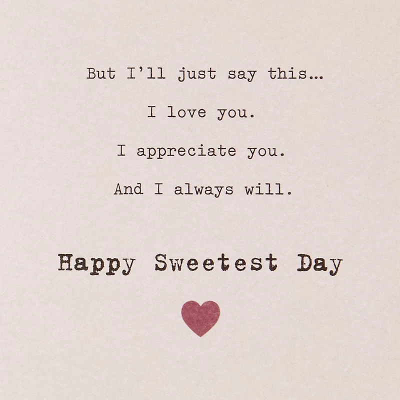 Love You Today, Tomorrow and Always Sweetest Day Card for Husband for only USD 4.59 | Hallmark
