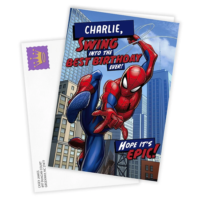 Marvel Spider-Man Hope It's Epic Custom Birthday Card for only USD 4.99 | Hallmark