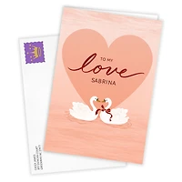 Love Our Love Swans Custom Valentine's Day Card for only USD 4.99 | Hallmark