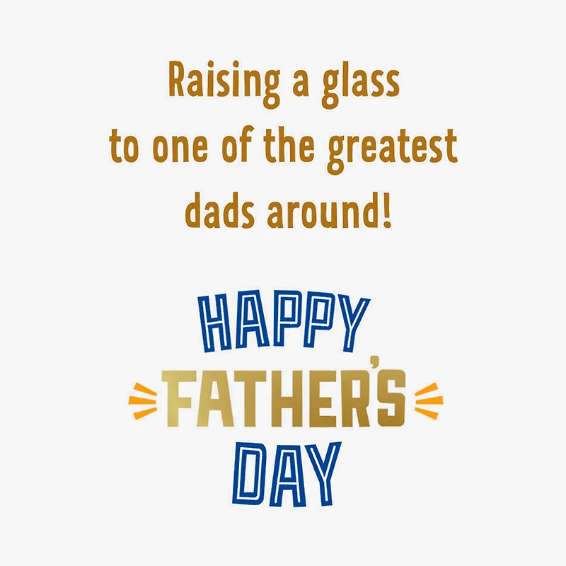 Cheers to a Great Dad Gift Card Greeting Father's Day Card for only USD 4.99 | Hallmark