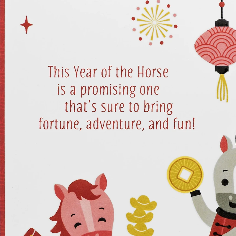 Fortune, Adventure and Fun 2026 Lunar New Year Card for only USD 3.99 | Hallmark