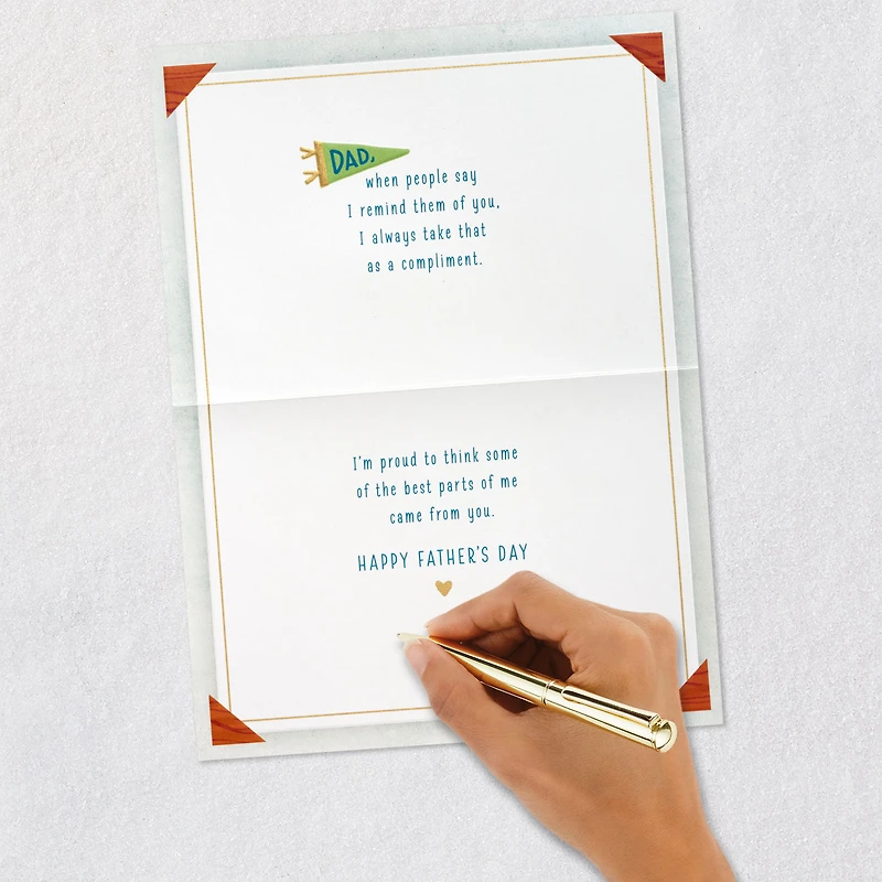 Like Father, Like Daughter Father's Day Card With Magnet for only USD 6.99 | Hallmark