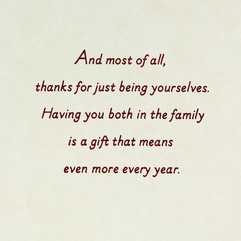 Friendship, Laughter and Good Times Christmas Card for Sister and Brother-in-Law for only USD 4.59 | Hallmark