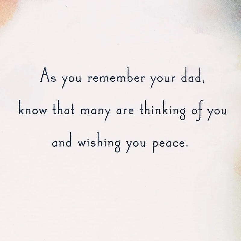 Wishing You Peace Sympathy Card for Loss of Father for only USD 4.59 | Hallmark