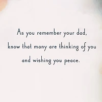 Wishing You Peace Sympathy Card for Loss of Father for only USD 4.59 | Hallmark