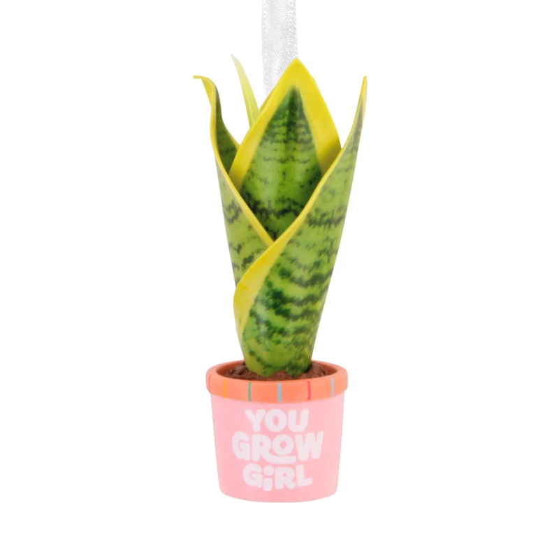 You Grow Girl Houseplant Hallmark Ornament for only USD 14.99 | Hallmark