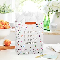 13" Happy Birthday Confetti Large Gift Bag for only USD 5.49 | Hallmark