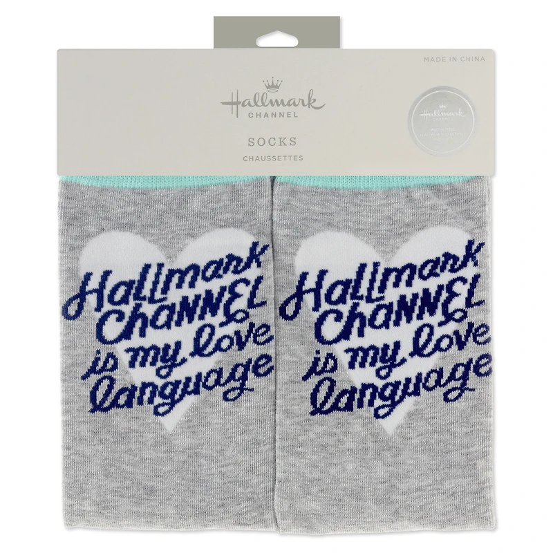 Hallmark Channel Is My Love Language Crew Socks for only USD 14.99 | Hallmark