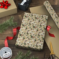 Kraft Greenery/Brown Flecks Holiday Reversible Wrapping Paper Roll, 22.5 sq. ft. for only USD 4.99 | Hallmark