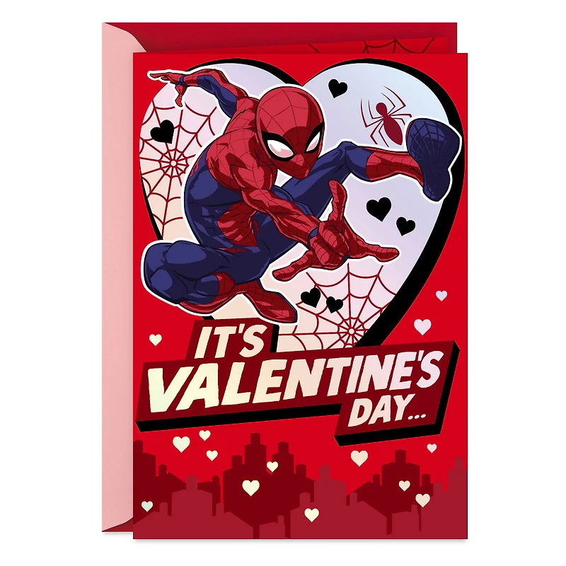 Marvel Spider-Man Use Your Powers for Fun Valentine's Day Card for Kids for only USD 2.99 | Hallmark