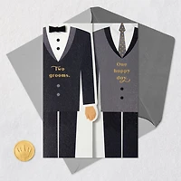 Two Grooms, One Happy Day Wedding Card for Couple for only USD 6.99 | Hallmark
