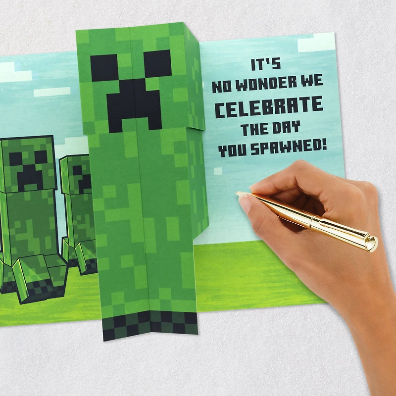 Minecraft You're Such a Cool Kid Pop-Up Birthday Card for only USD 5.99 | Hallmark