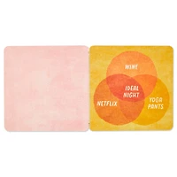 Stop and Smell the Rosé: 20 Coasters Celebrating Friends (And Wine) Book for only USD 14.99 | Hallmark